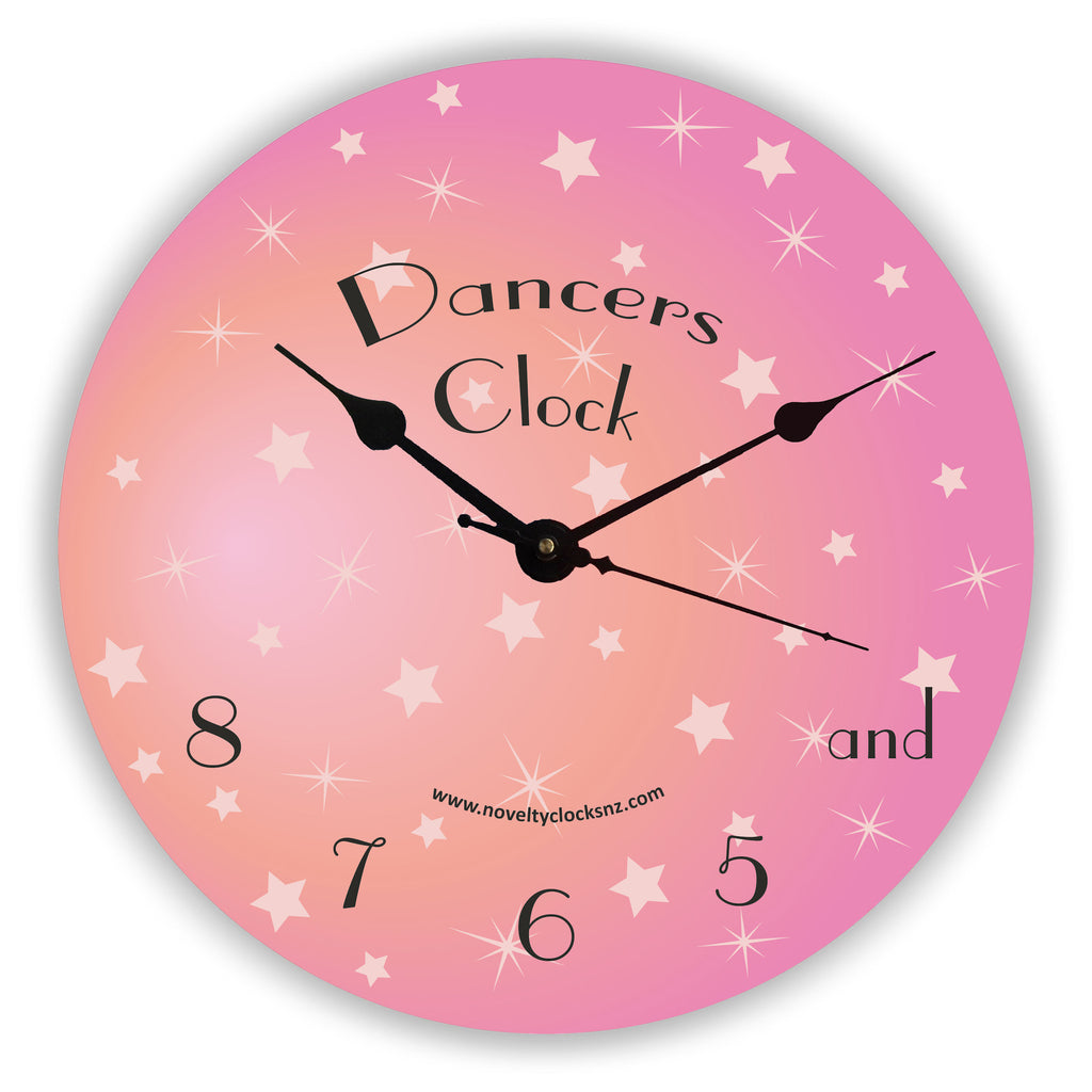 Dancers Clock Novelty Gift Clock
