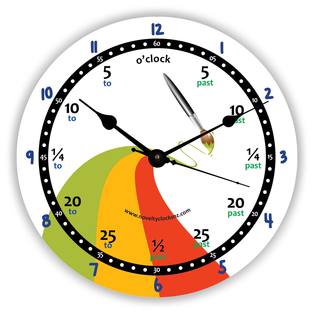 Time to Rise Time Teacher Children Novelty Gift Clock