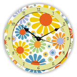 Flower Power General Novelty Gift Clock