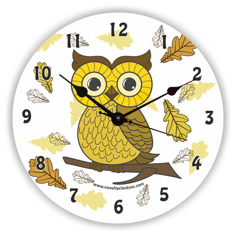 Lilith Owl Children Novelty Gift Clock