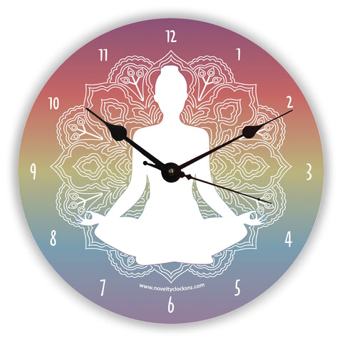 Mind Body and Soul General Inspirational Motivational Novelty Gift Clock