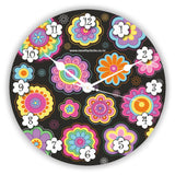 Psychedelic Flowers General Novelty Gift Clock