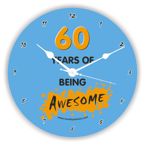 Years of Being Awesome Birthday Novelty Gift Clock